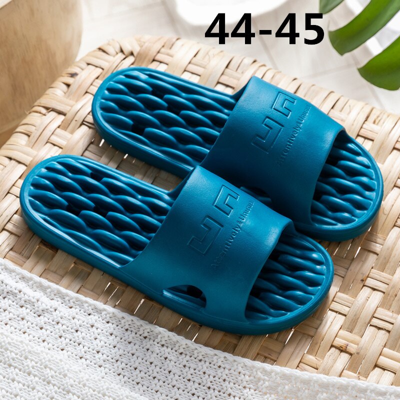 , zapatillas Xiaomi EVA de verano para mujer, zapatos informales de playa suaves, chanclas de baño para hombres, chanclas de ducha para mujer, zapatillas para casa o piscina: Blue 44-45