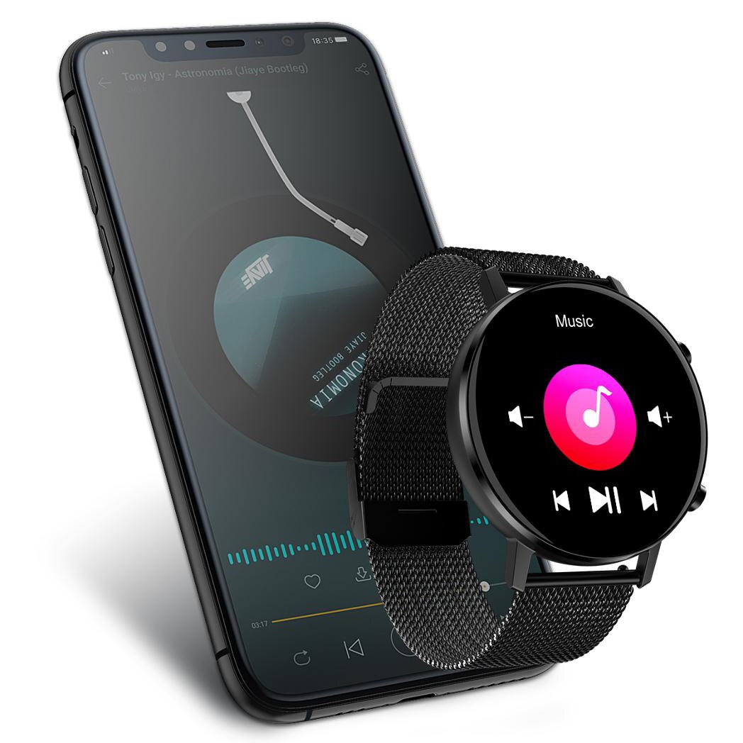 DT96 Smart Horloge Vrouwen Meerdere Schermen Trillingen Aanpassing Hartslag Detectie Muziek Controle Smartwatch Slaap Monitoring