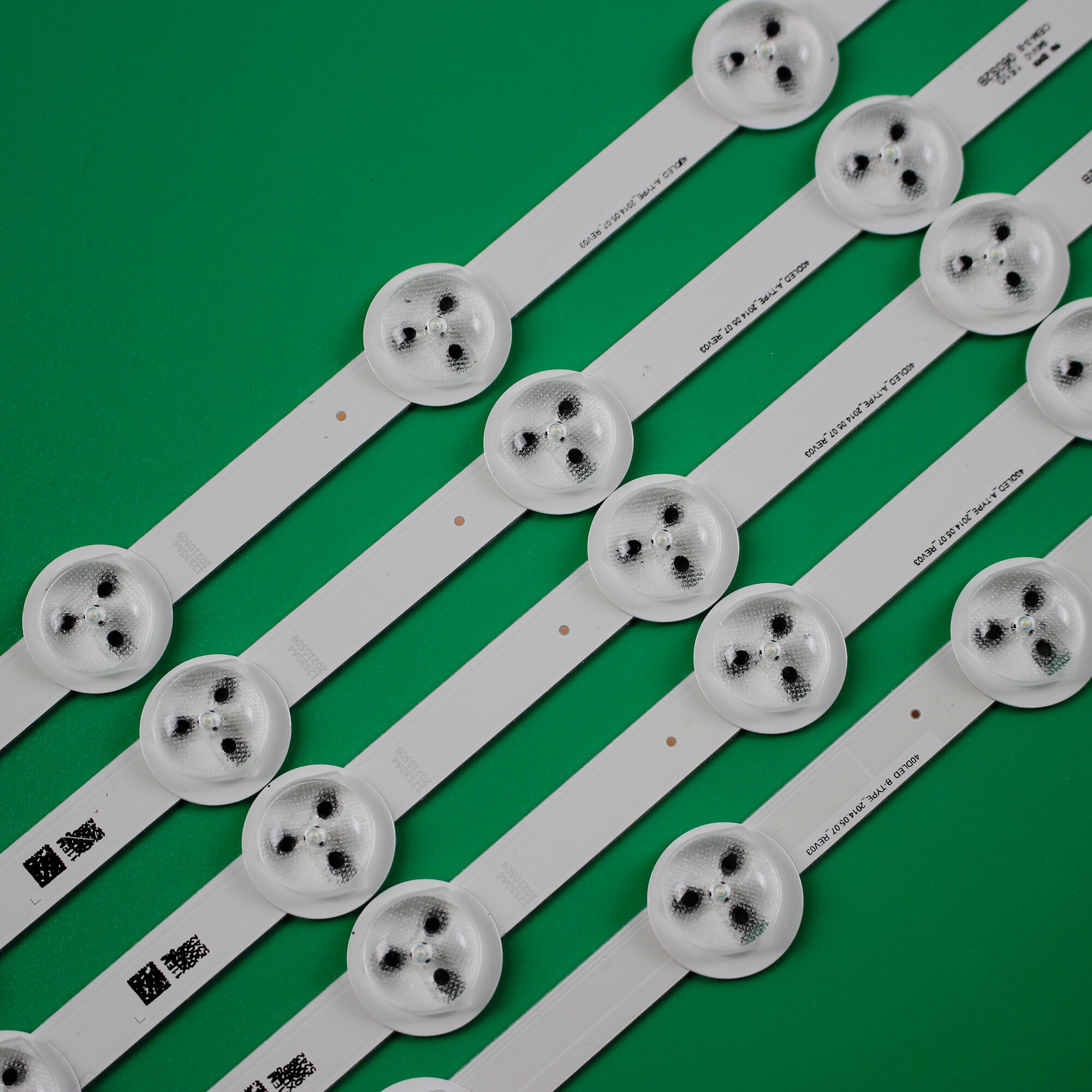 5 stk/sæt led baggrundslys strip 40 dled_a b-type ves 400 unds -2d-n02 n03 n04 lt-40 c 750 til toshiba 40 s 3653db 40 l 1533db 40 l 1553db