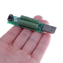 USB Mini Discharge Interface Load Resistor with Switch 2A 1A 72mm x 17mm 1PC