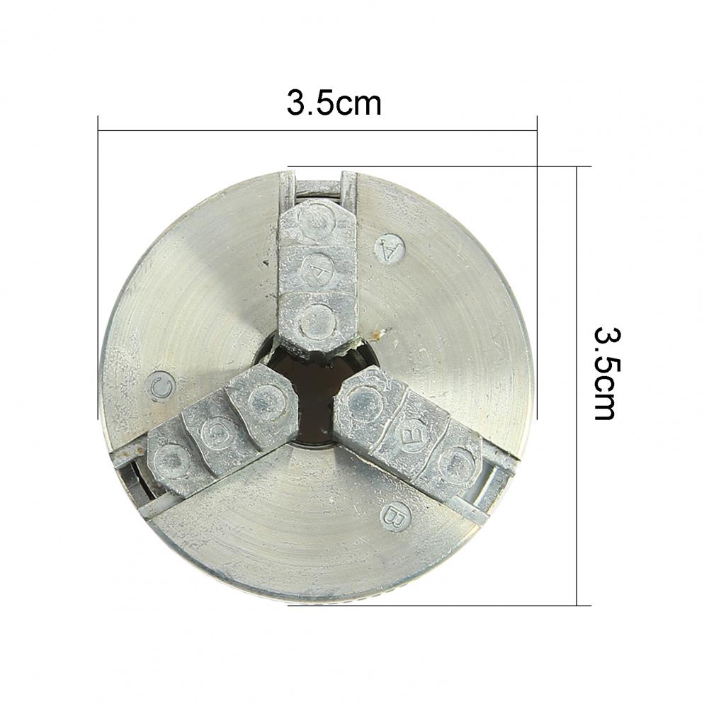 Z011 Mini Drill Chuck Manual Self-Centering Lathe 3-Jaw Chuck with Connecting Rod Clamping Tools For CNC Lathe Machine Tool