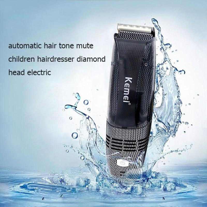 Kemei Km-77 Rechargeable Hair Clipper Men Vacuum Hair Clipper Cordless Baby Electric Trimmer Hair Cuttin