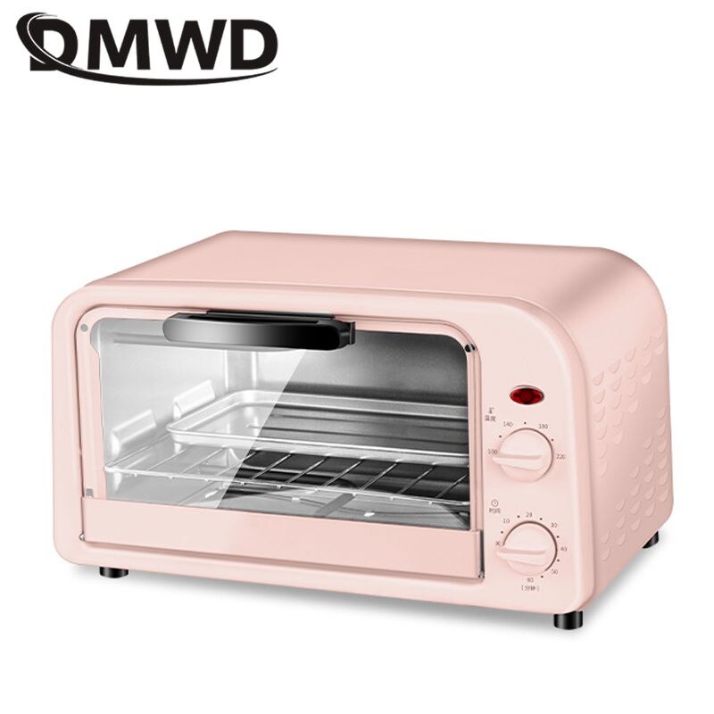 DMWD 10L Mini Electric Ovens Pizza Maker French Fries Toast Barbecue Dessert Baking Machine Temperature Control Timing 220V