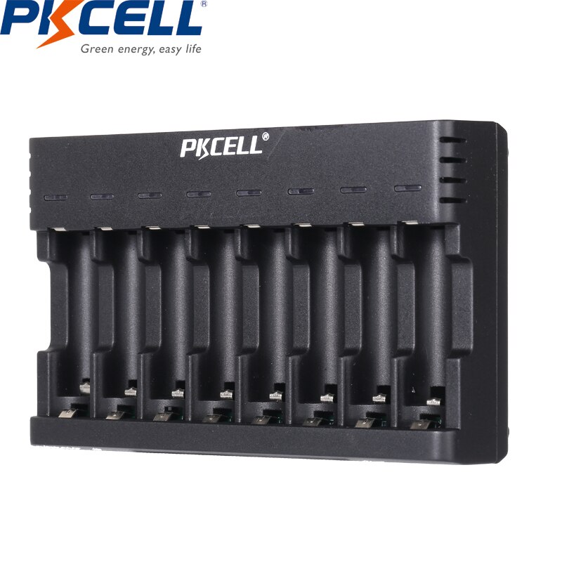 PKCELL Battery Charger for 18650 26650 21700 AA AAA lithium NiMH NICD battery USB AA AAA Charger fast charging