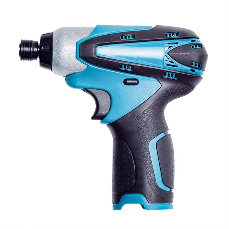 12V Impact Electric Screwdriver Rechargeable Household Handheld Cordless Electric Drill With 2000mAh Battery+Screwdriver Set: Without batterry