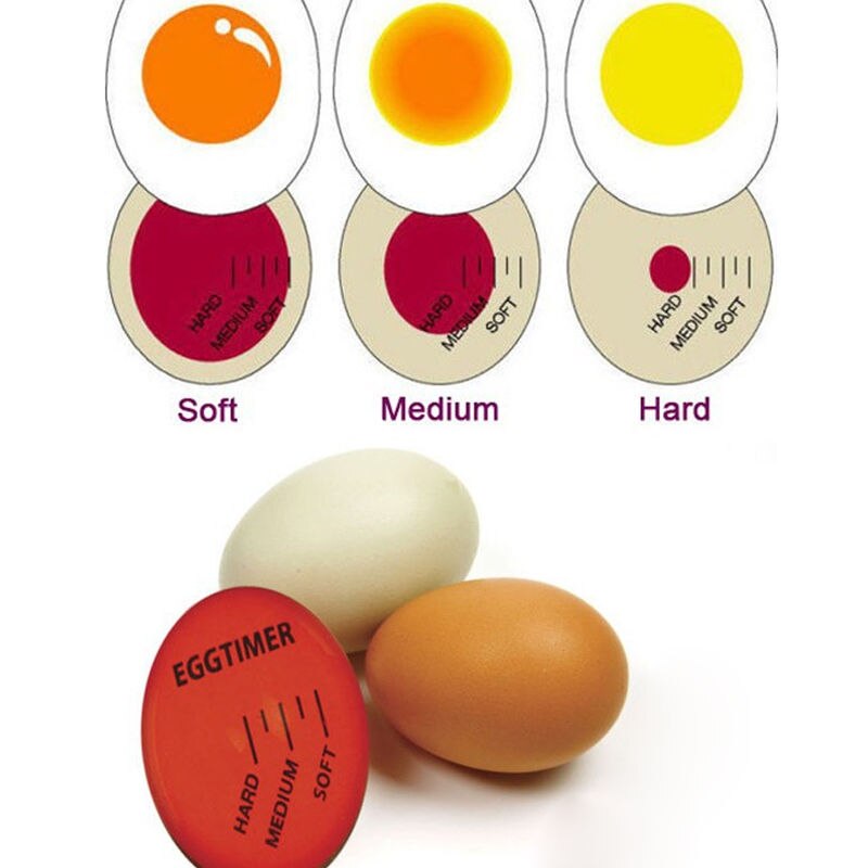 Perfekt farve ægskifte timer yummy bløde hårdkogte æg madlavning køkkenegg værktøjer æg temometer