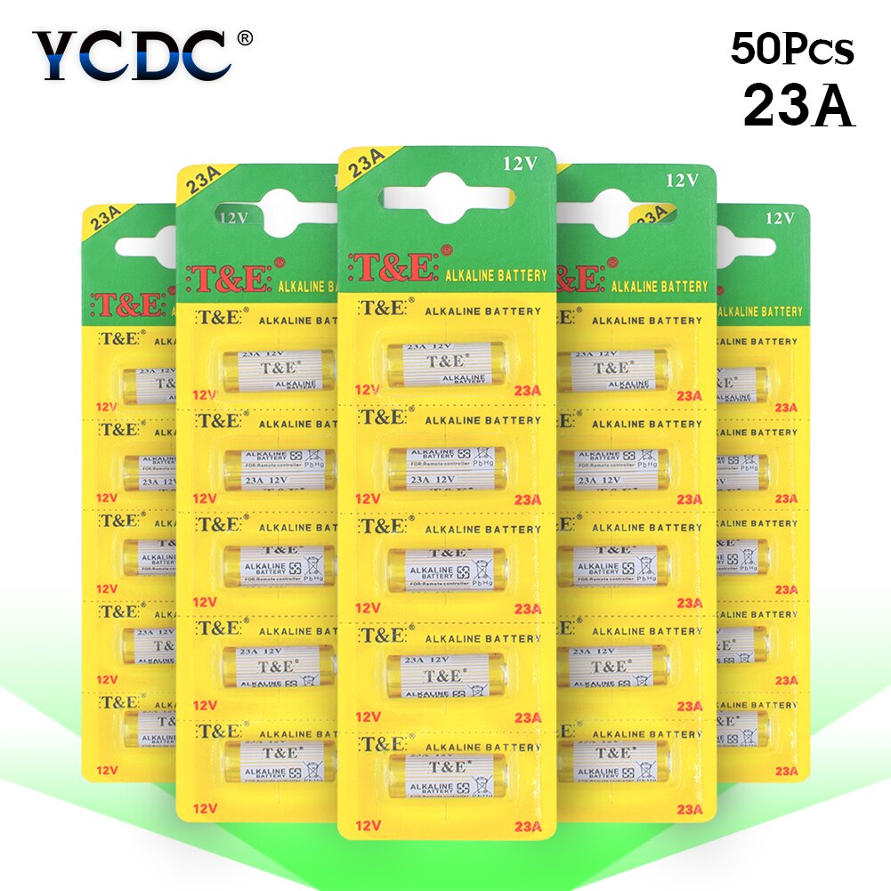 Ersatz 5 x 23A 12V alkalisch Batterien 23AE Frau21 A23 V23GA Batterie Für Fernbedienung Radio: 50 Stck