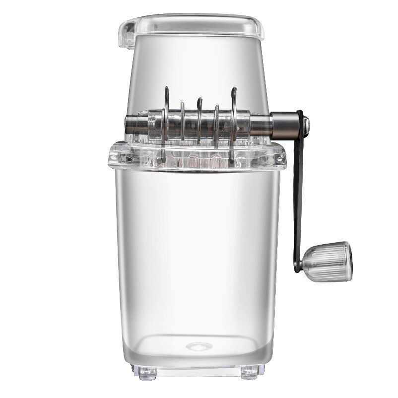 Crushed Ice Maker Manual Ice Breaker with Ice Cube Tray Shaved Ice Machine Snow Cone Maker: Default Title