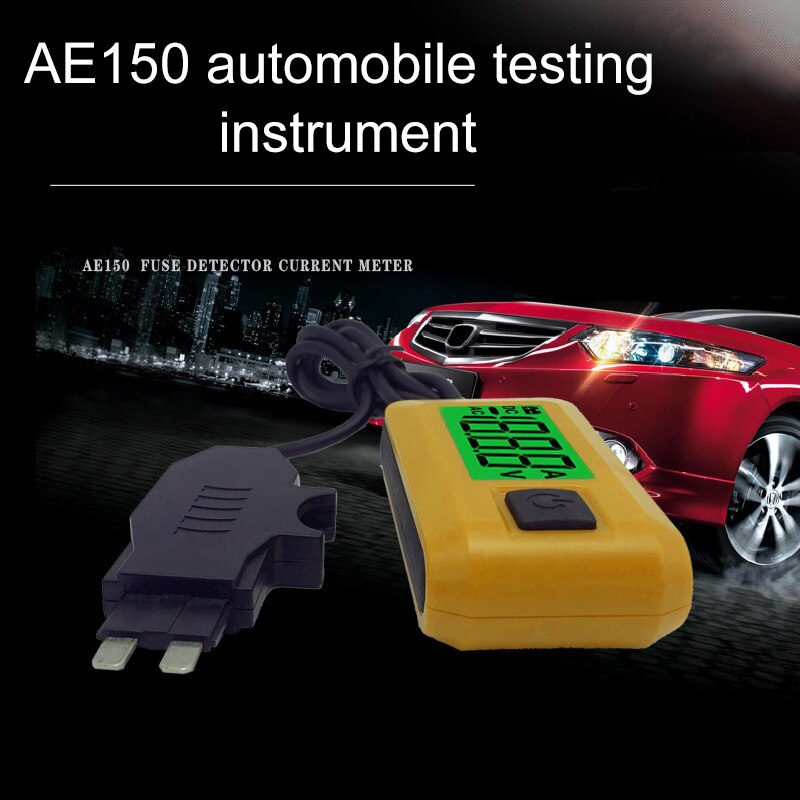 12V AE150 Auto Auto Aktuelle Tester Multimeter Lampe Auto Reparatur werkzeug Durch Sicherung Diagnose Werkzeug 12V 23A Messung palette 0,01 A ~ 19,99 A
