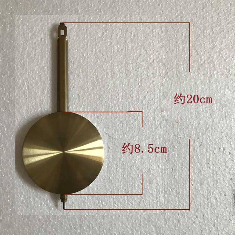 Gold Pendulum Grandfather Clock Repair Parts Mechanic Wall Clock 20cm Pendulum Clock Mechanism Maquinaria De Reloj Accessories