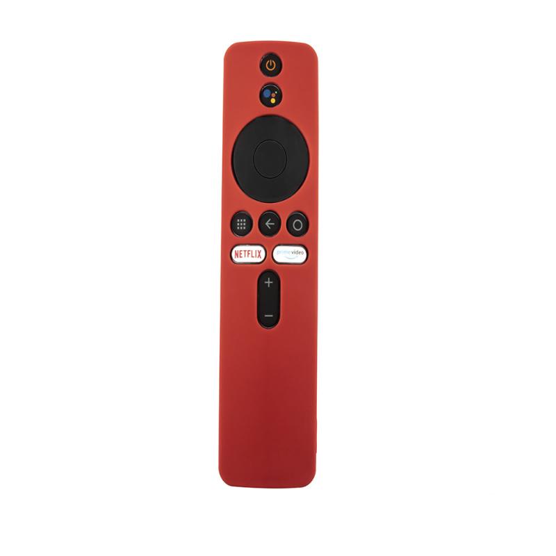 Siliconen Case Beschermhoes Huid Afstandsbediening Bescherming Siliconen Cover Voor Xiaomi Mi Box S/4X Beschermhoes: RED