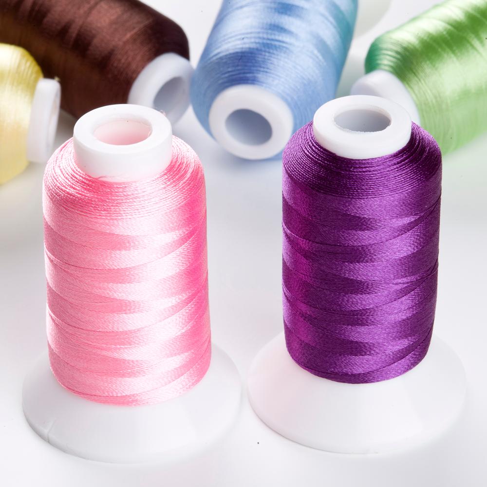 Simthread 30 Brother Color Machine Embroidery Thread Polyester for Brother/Babylock etc Sewing Embroidery Machine