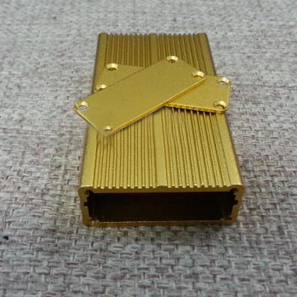 Lega di alluminio shell Strumento elettrico recinto PCB progetto box DIY 45X18X80mm NUOVO