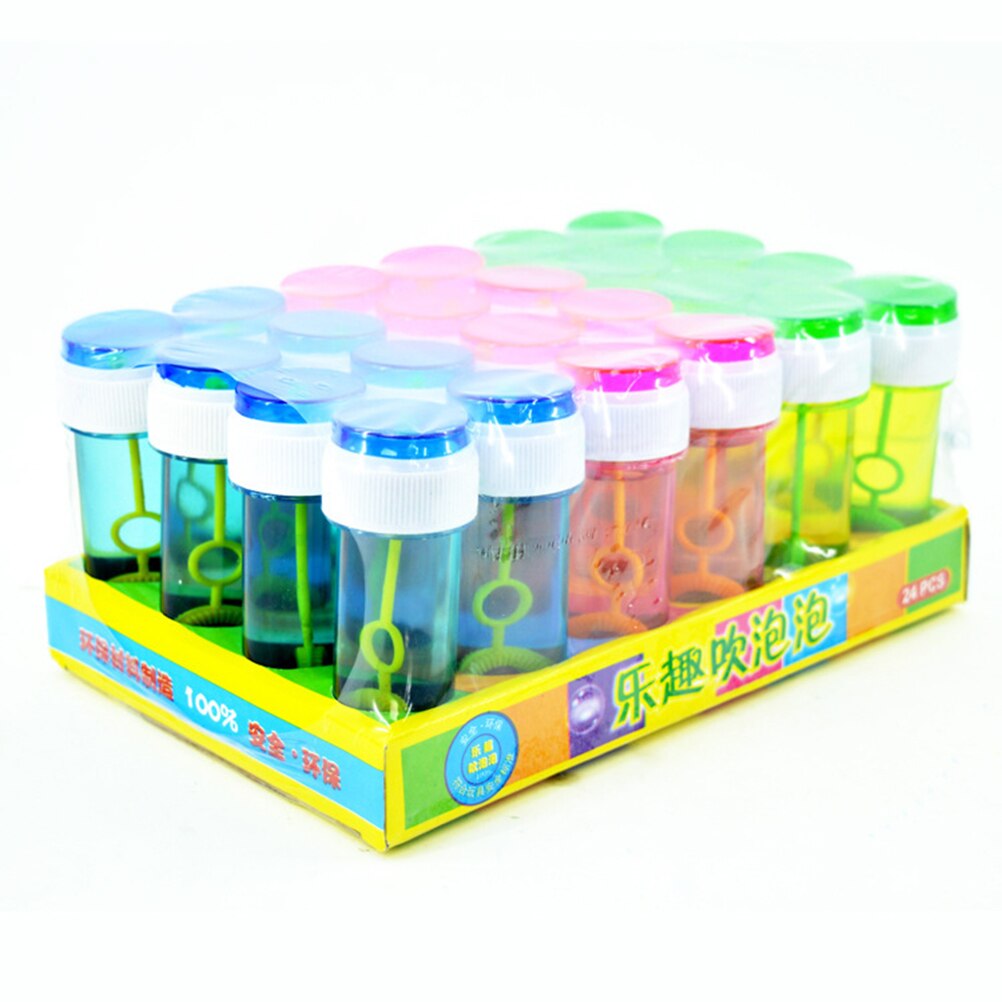 7pcs Bubble Bubble Stick Bubble Wands with Bubble Water Simple and Compact for Daily Use (Random Color)