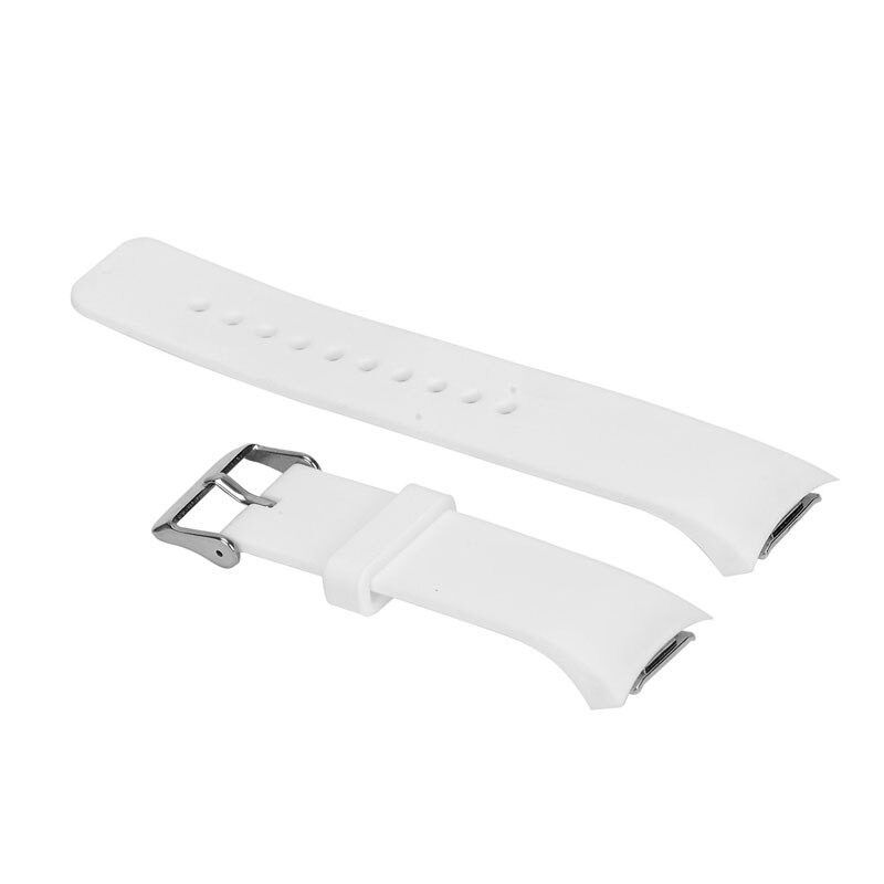 Armband Voor Samsung Gear S2 Sport R720 Band Siliconen Band Voor Samsung Gear S2 R720 Sport Smart Horloge Vervanging Accessoire: White
