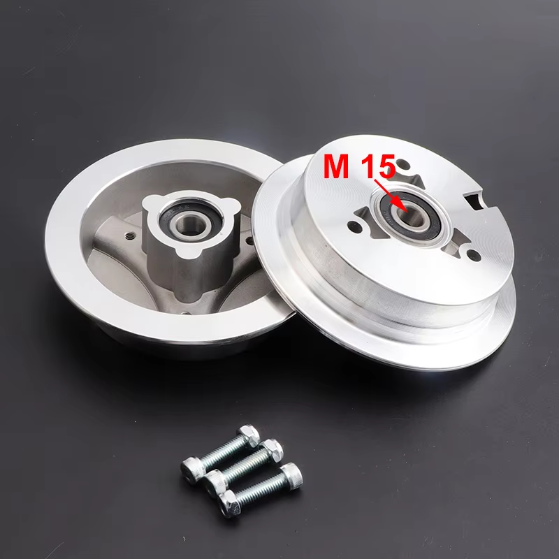 Split Rims 4 Inch Alloy Wheels Fit for Electric Scooter Tricycle Scooter 2.80/2.50-4 Tire Accessories: Orange