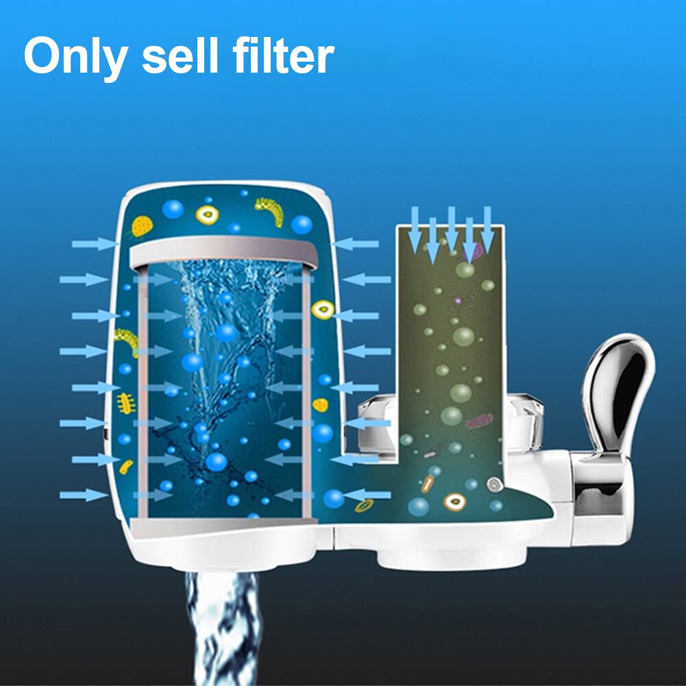 5Pcs Home Kitchen Faucet Tap Water Purifier Replacement Ceramic Filter Cartridge