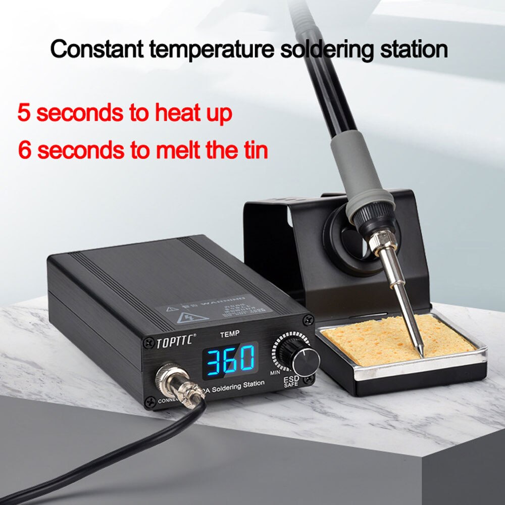 T12-X T12 Soldering Station Electronic Welding Iron LED Digital Display BGA Rework Station With Soldering Tips Repair Tools