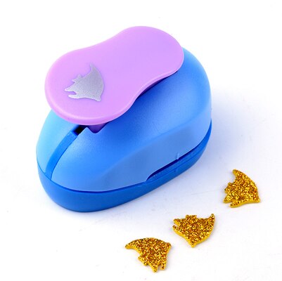 2.5cm blommor punch pyssel stansar scrapbook puncher skum scrapbooking cutter eva punch barn prägling pappershål: Fisk