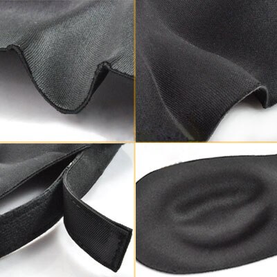 Antifaz para dormir para hombre y mujer, parche suave para descanso de ojos con 3D y sujetador estilo visera de colores variados, portátil, 1 unidad, unisex