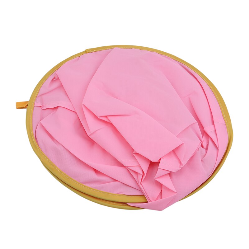 1PC Faltbare Haar Schneiden Mantel Regenschirm Cape Wasserdicht Haarschnitt Kleid Schürze Erwachsene Kinder Tool Home Haar Styling Zubehör: pink