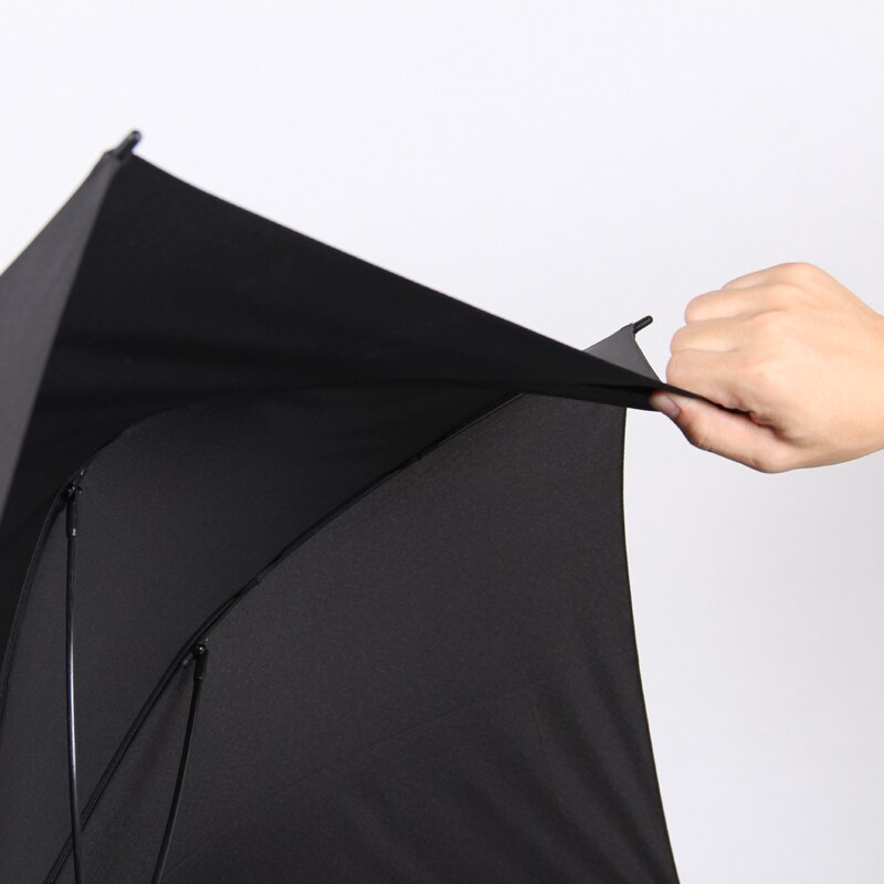 Nx stor lang semi-automatisk paraply golf enkeltlags diameter 135cm mand og kvinder business stærk vindtæt paraply