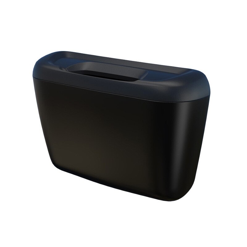 Auto Müll Kasten Staub fallen Kasten Mülleimer in Auto Kunststoff Müll Tasche Auto Organizer Kasten Abfall Behälter Auto Müll Behälter Auto: Schwarz