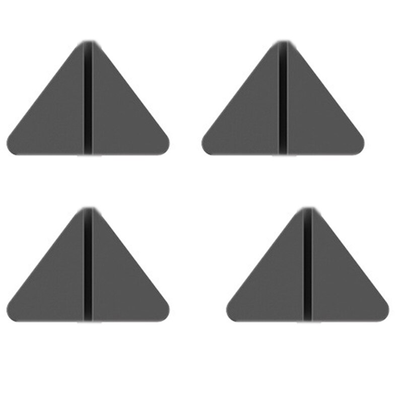 Desktop Manager Data Cable Organizing Tool Fixed Hub Buckle Cable Manager Headphone Organizing Tool 4Pcs Black: Default Title