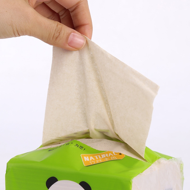 Household Natural Color Panda Paper Towels For Home Kitchen Cleaning Tools Accessories Cleaning Toilet Papers 100 Sheets