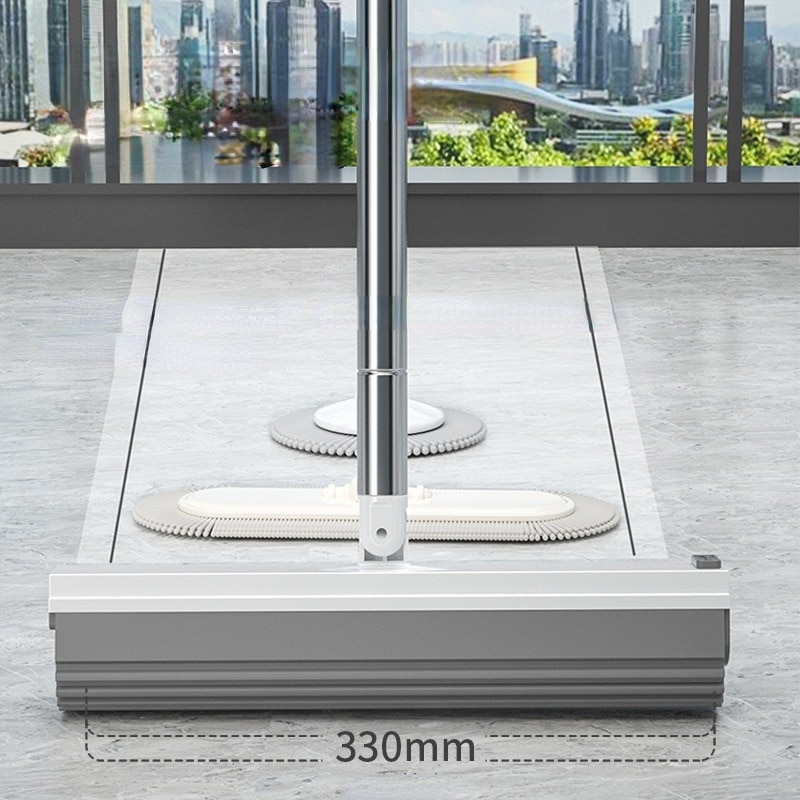 Fregona de esponja absorbente fuerte con cubo, escurridor, deshidratado para limpieza del hogar, cocina, baño, suelos de madera, herramienta de fregona perezosa