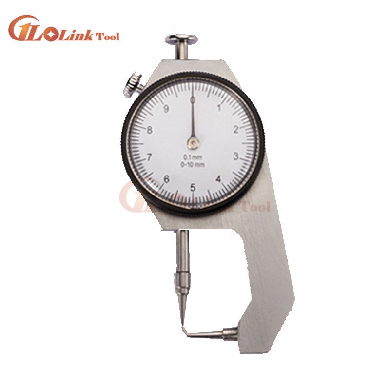 Jauge d'épaisseur à cadran, pointe incurvée 0-10mm/0-20mm pour tuyau creux ou jauge à Tube circulaire, outils de mesure