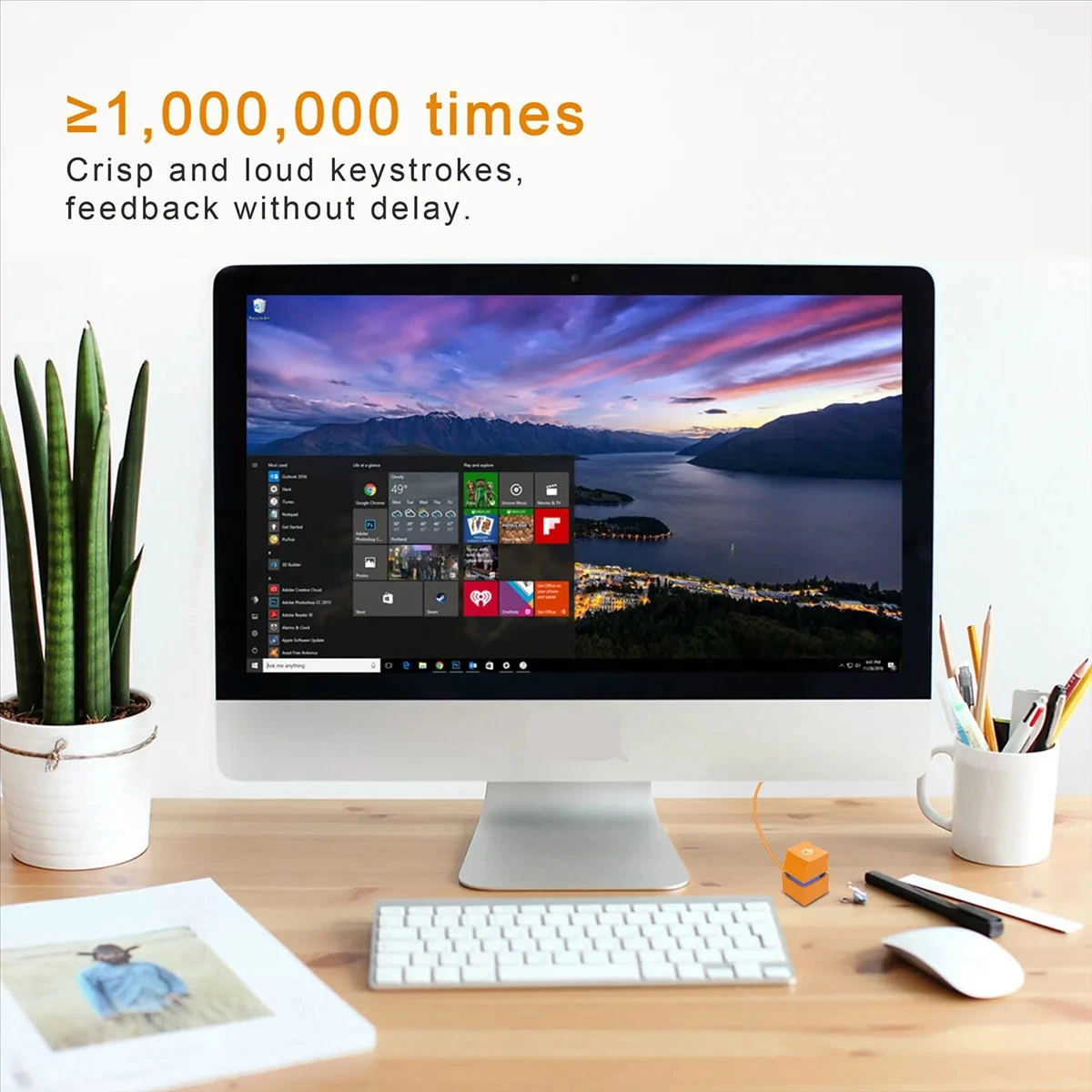 Computer External Desktop Switch Button Extension Cord Mechanical Keyboard Feel One-key Switch Computer Peripheral Switch Button