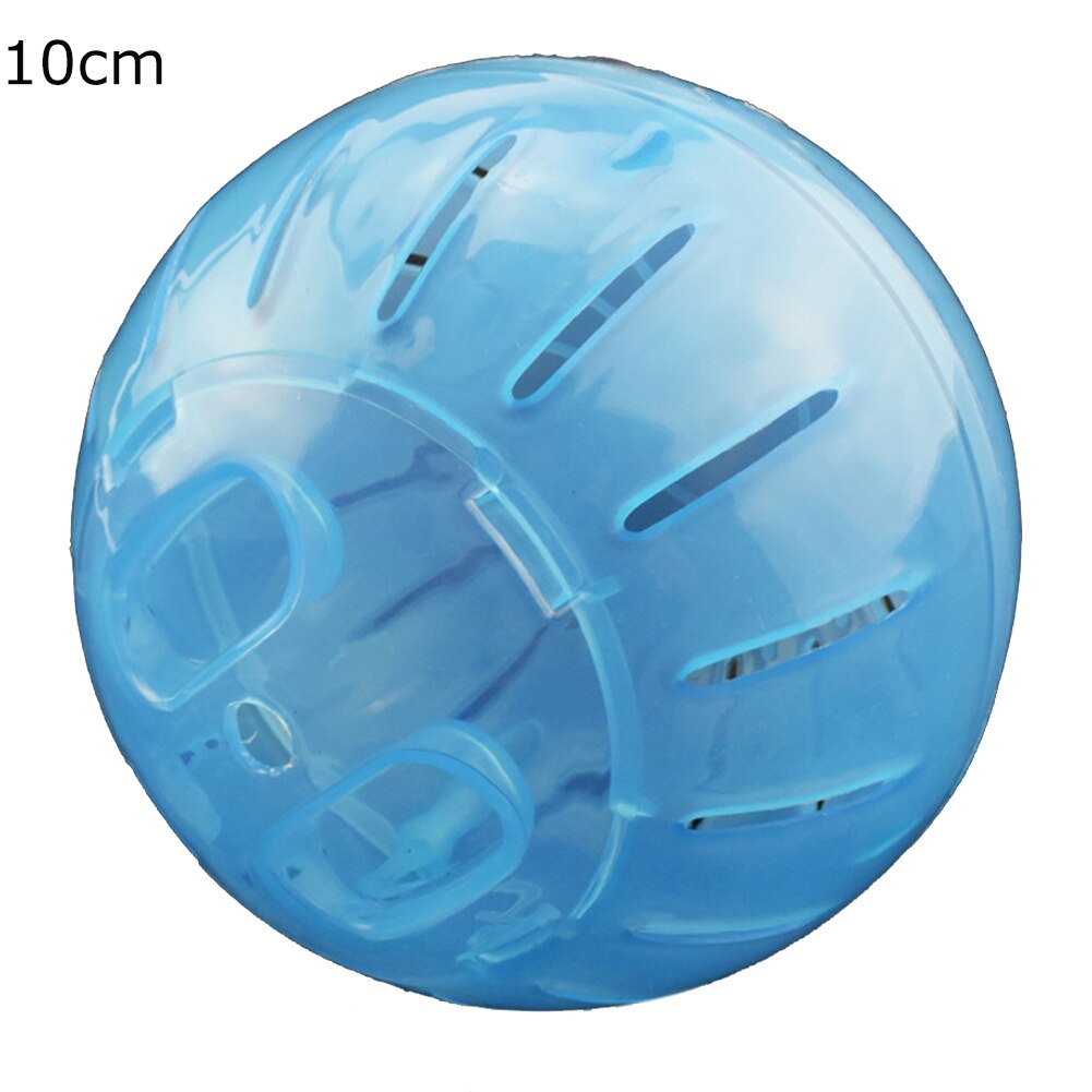 Plastic Outdoor Sport Bal Grounder Rat Kleine Huisdier Knaagdieren Muizen Jogging Bal Speelgoed Hamster Gerbil Rat Oefening Ballen Spelen Speelgoed: Blue2-10cm
