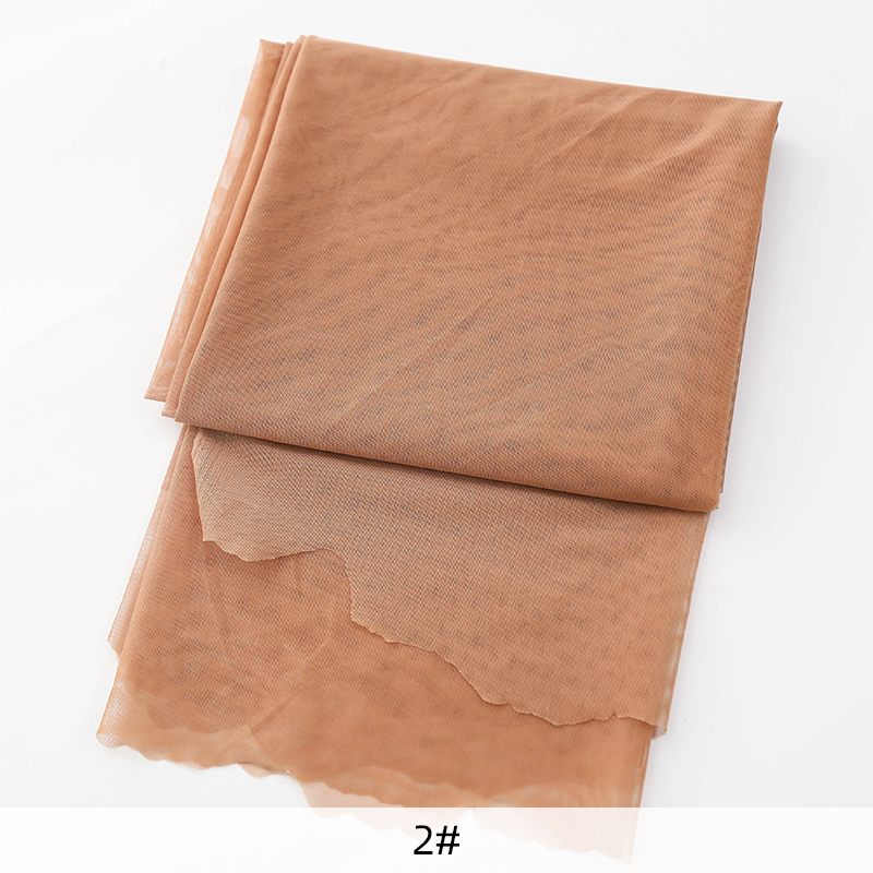 Tela de malla suave elástica de 4 vías, 45x150cm, color carne, por media yarda, para coser ropa, respaldo, vestido, ropa de fondo, tul: CAMEL