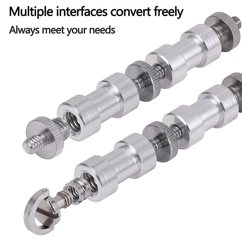 Tripod Screw, Camera Thread Screw Screws, Metal Thread Adapter Converter Adapter, Converter Female Male Threaded Screw