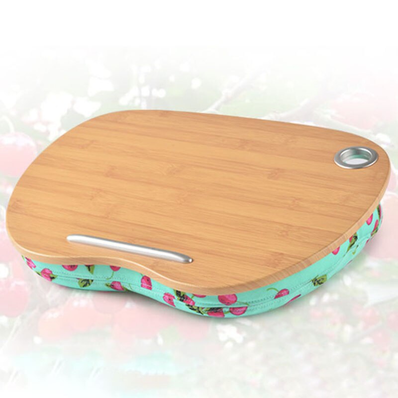 Stolik na laptopa wielofunkcyjny kolana biurko dla 14 Cal komputera telefon z klapką przenośny odkryty zagłówek biuro w domu poduszka drzemka (szary)