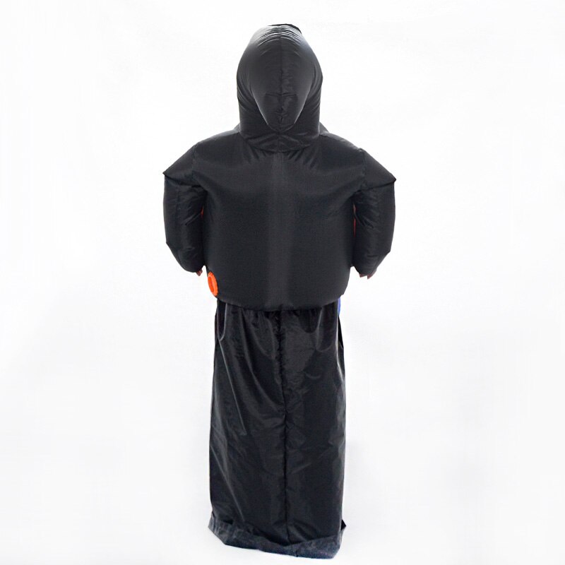 Voksen størrelse oppustelig jakkesæt blow-up grim ripper kostume til halloween