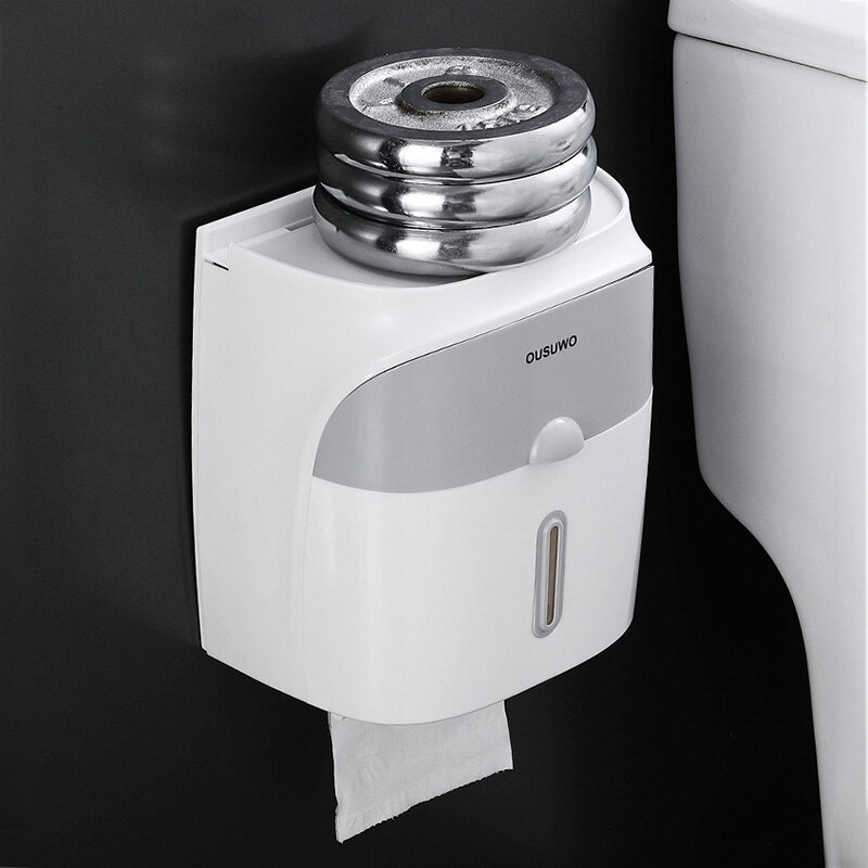 Draagbare Toiletpapier Houders Dubbele Wc Wandcloset Papierrol Stand Case Buis Opbergdoos Thuis Badkamer Accessoires Set