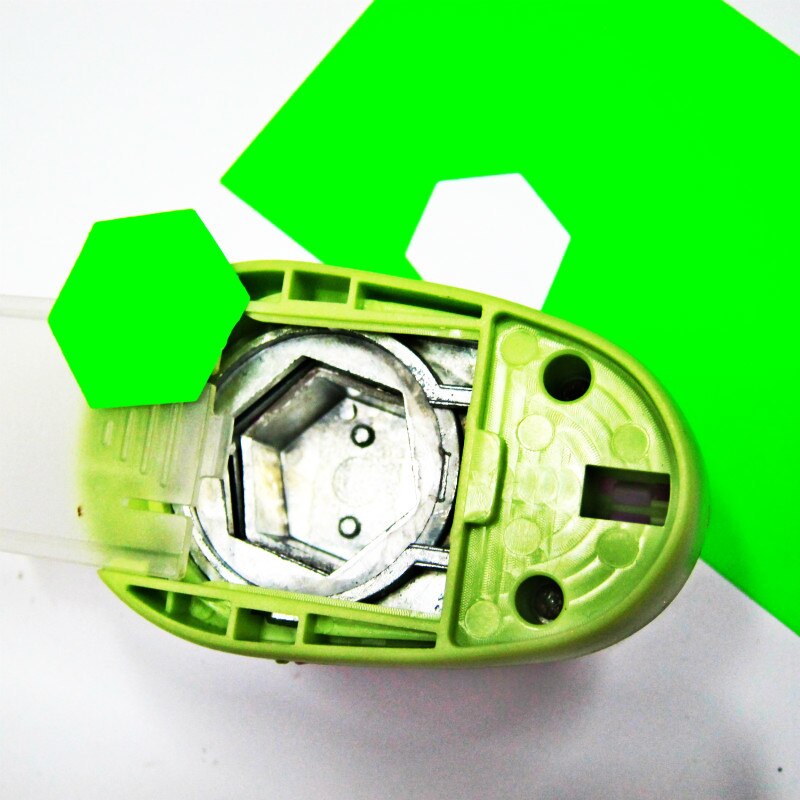 Hexagone coupe-papier 1.5 ''formes artisanat perforateurs outils pour Scrapbook décoratif perforateur bricolage perforateur Scrapbooking poinçons