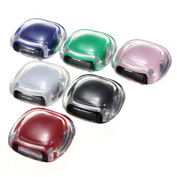 LCD Digital Multi Pedometer Walking Step Distance Calorie Counter Run Fitness - Black