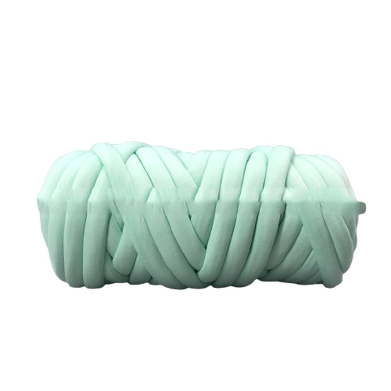 500g Washable Arm Yarn Super Chunky for Arm Knitting DIY Bed Fence Cotton Tubular Super Chunky Yarn Skin Friendly LX9E: Green