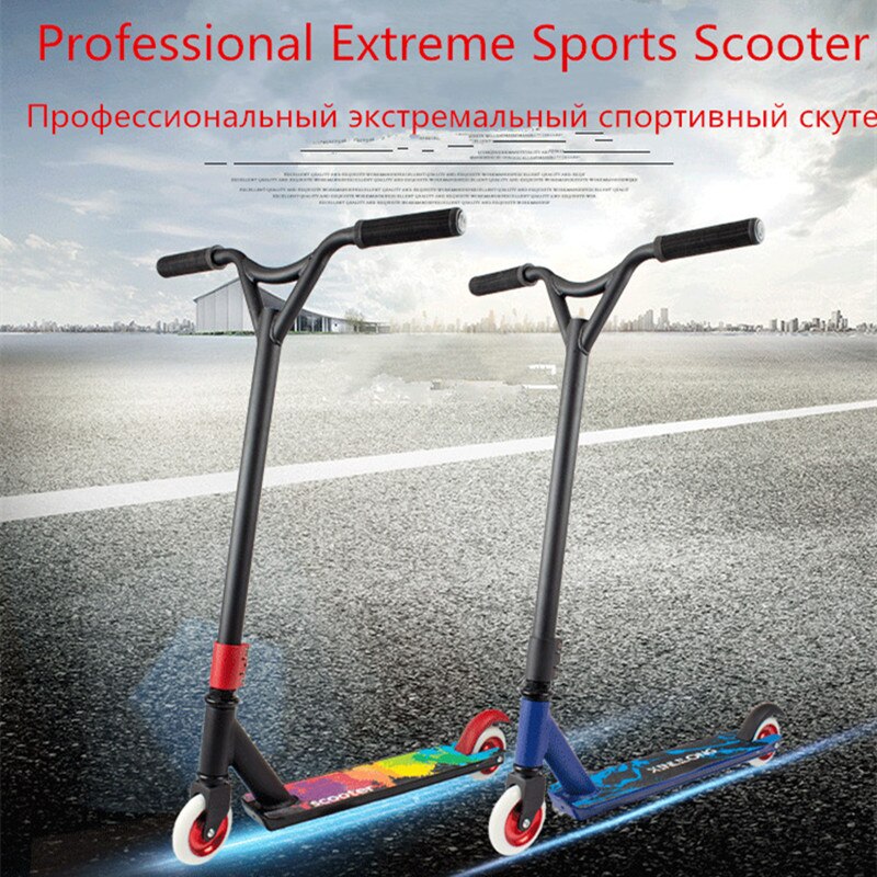 Pro Stunt Scooter Freestyle Straat Surfen Kick Scooter Truc Skatepark Stuur Professionele Extreme Sport Scooter