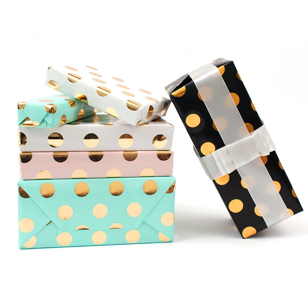 Kerst Cadeaupapier Wrap Artware Verpakking Pakket Papier Gestippelde Patroon Kleding Overhemd Schoenen Wijn Wikkelen papers