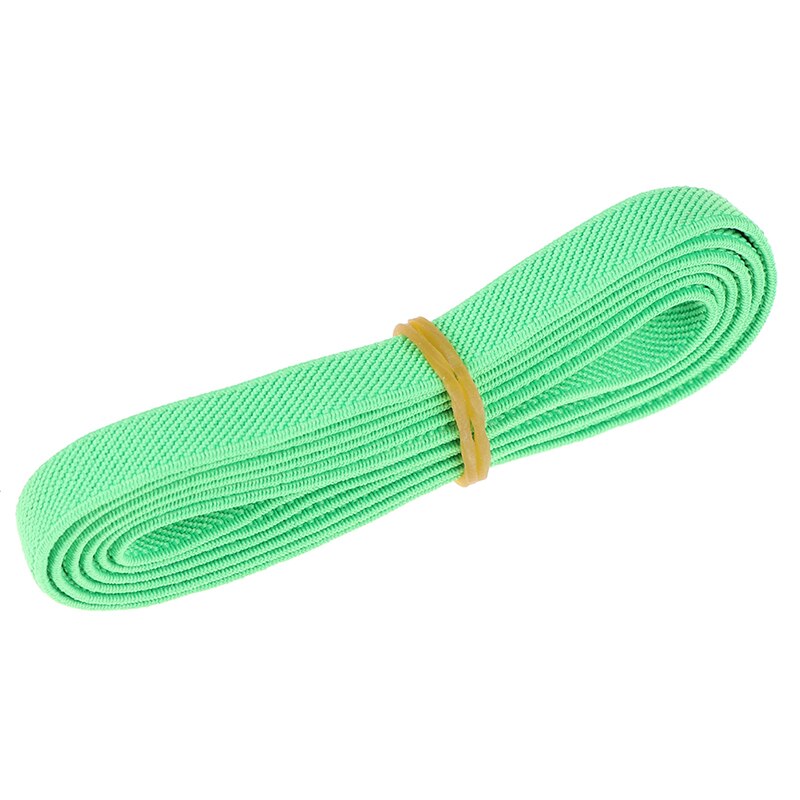 Length 100cm Width 10MM DIY Sewing Supplies Elastic Tape/Hand Made Belt/Colorful Elastic Band/Webbing For Clothing Colors: green