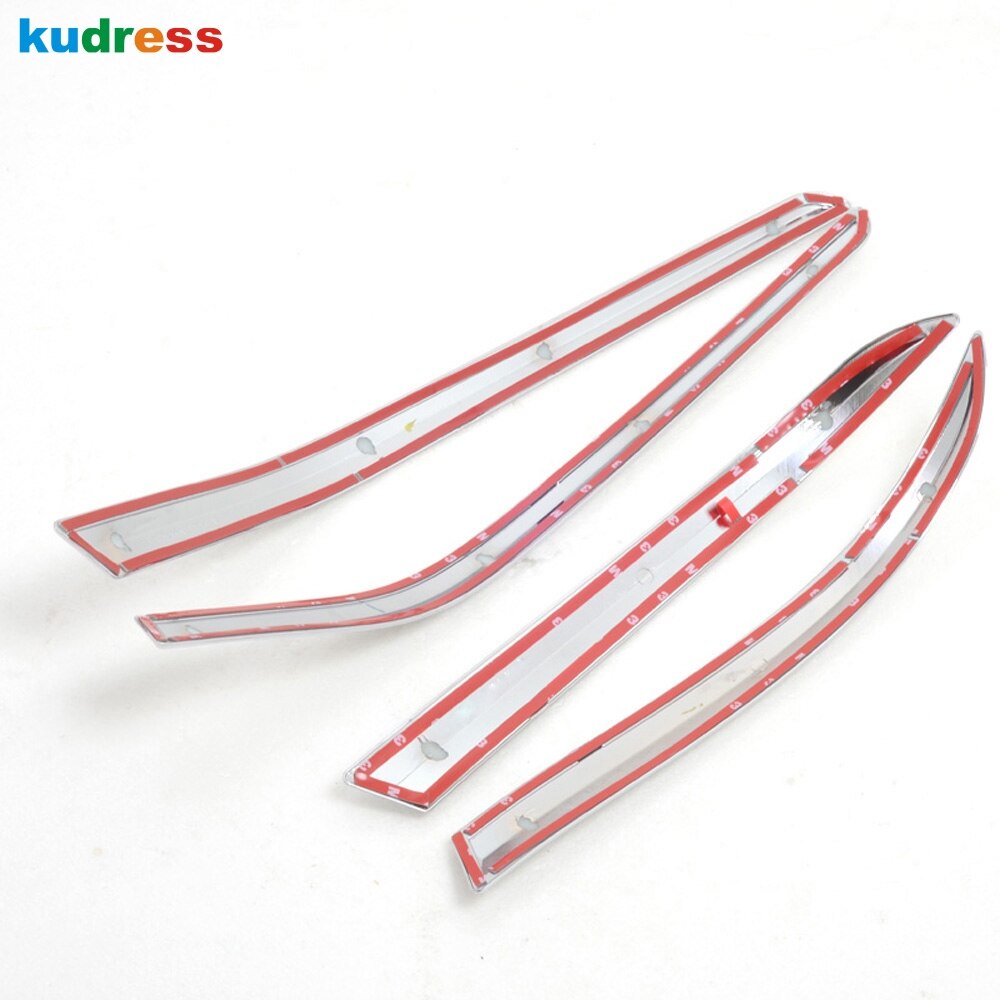For Suzuki Sx4 S-Cross Crossover Chrome Front And Rear Bumper Body Eyelid Strips Cover Trim Auto Accessories
