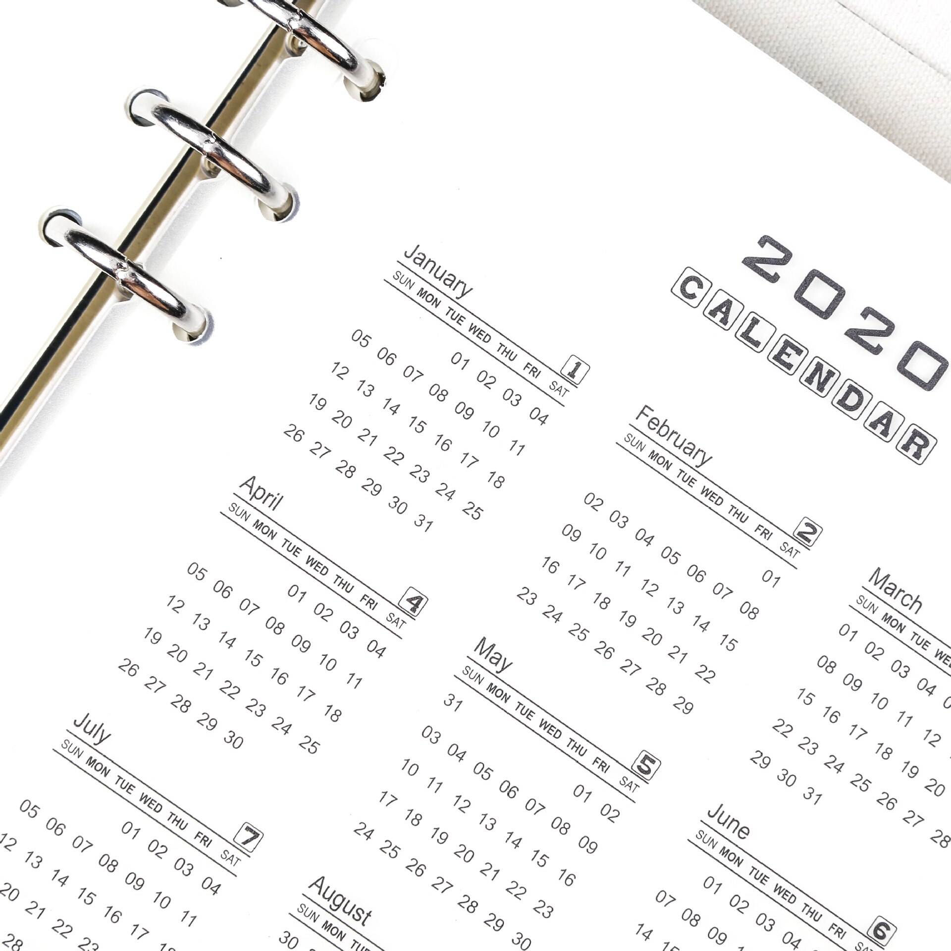 kalender 6 Löcher PVC Spiral- Bindemittel Planer Teiler Innen für Notizbuch Und Zeitschriften Veranstalter A5 A6 Index verlieren Blatt