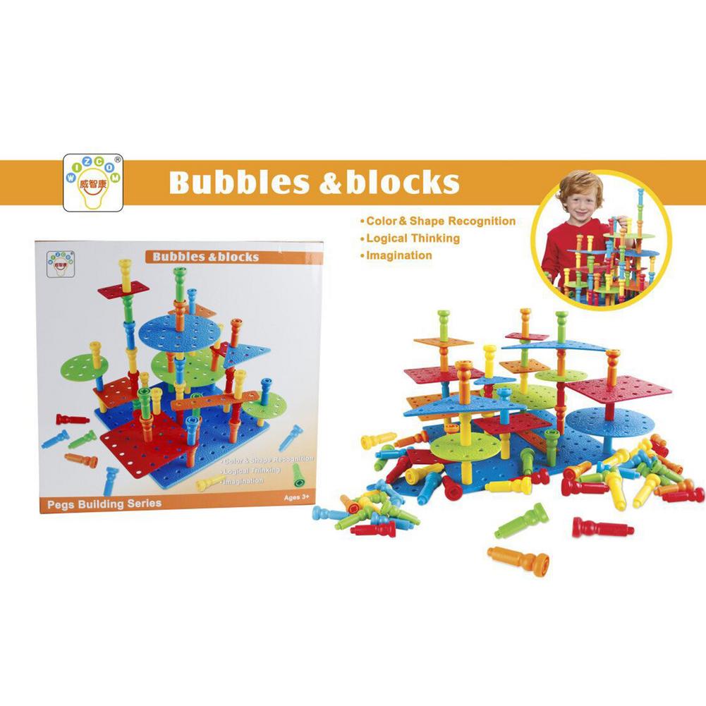 Kids Small Nail Board Toys Nails Puzzle Toy For Boys Girls Development Early Educational Small Nail Board Puzzle Toy: 100 Nails