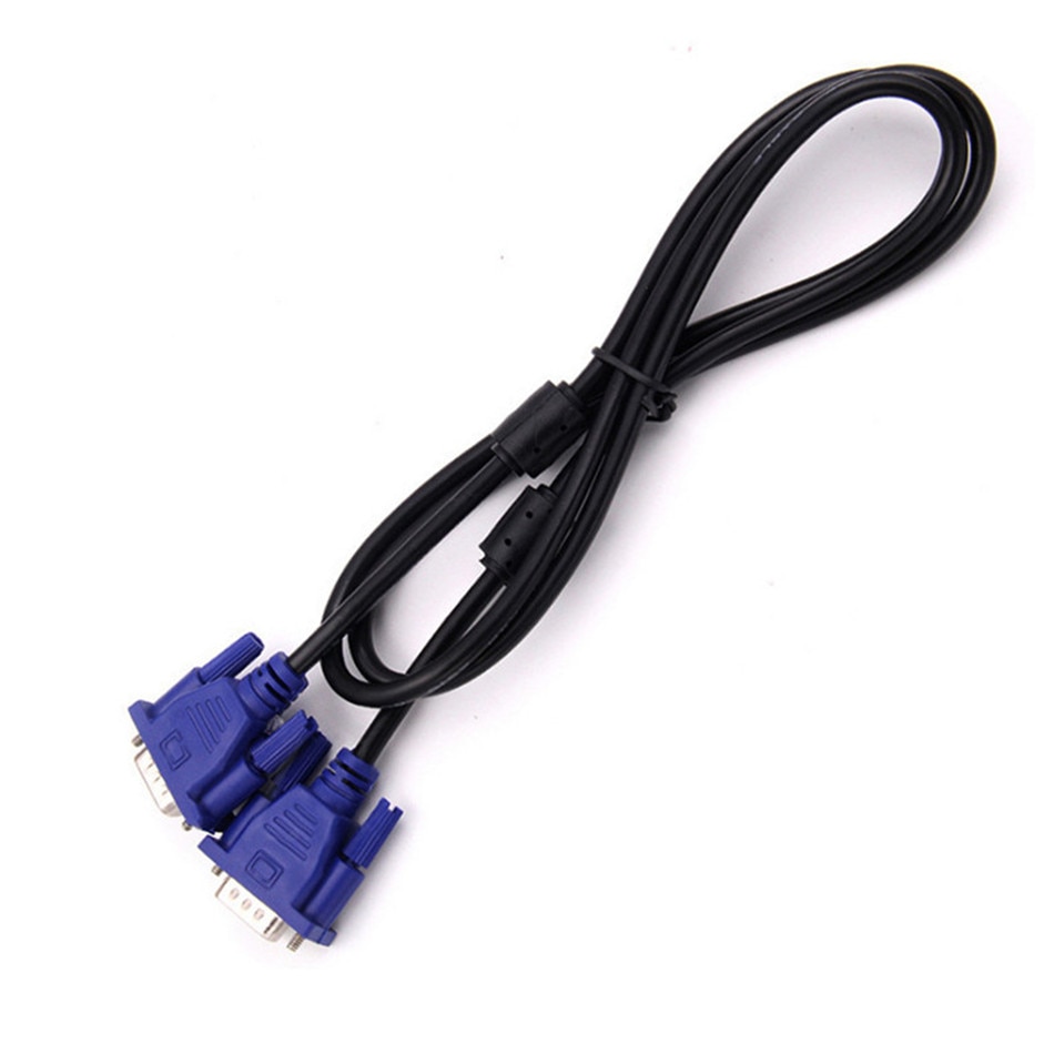 VGA Cable 1.5M 3M 5M 10M 1080P For Computer Monitor Extension Cable VGA Wire HD 15 Pin Male to Male VGA Copper Line