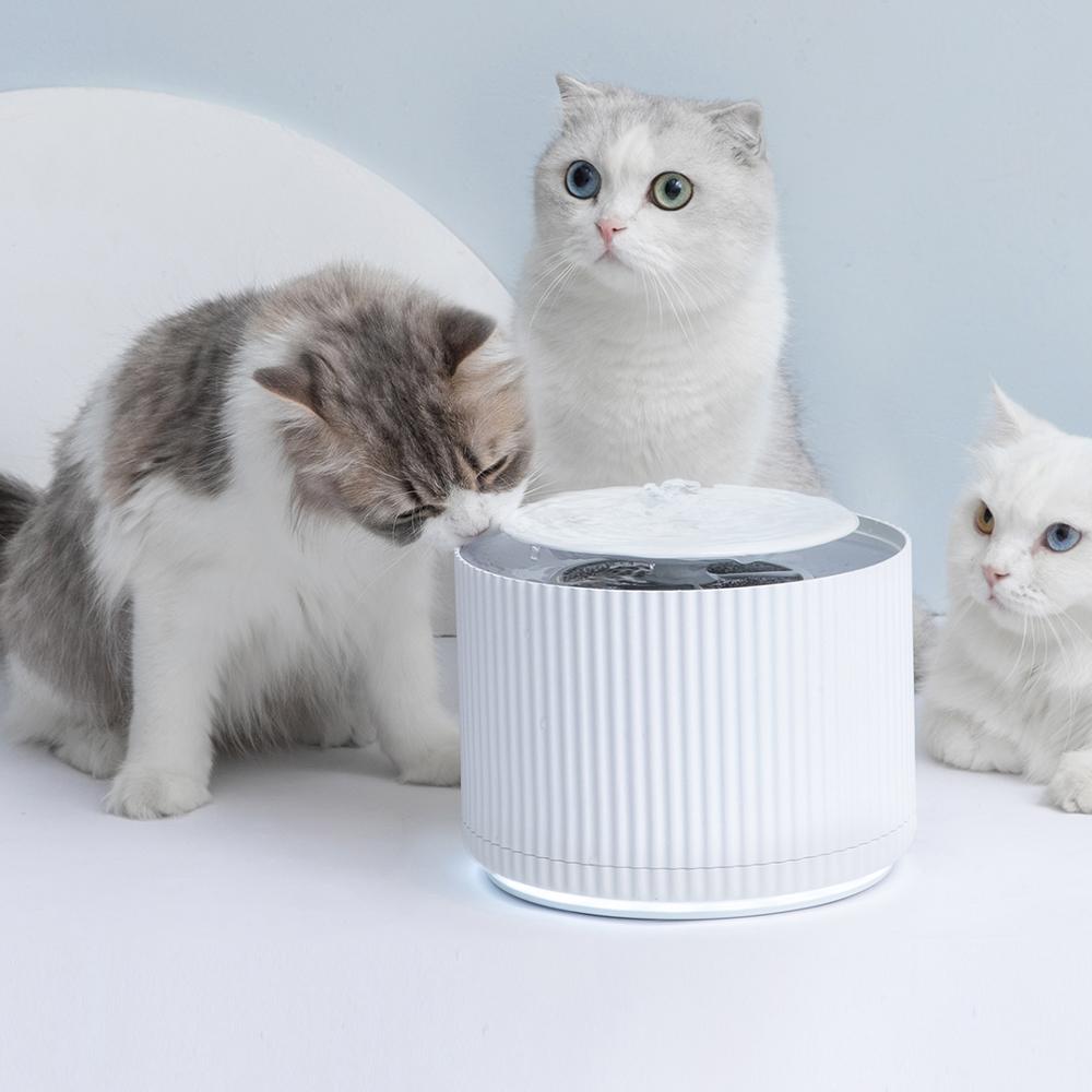 Xiaomi MIJIA gato máquina de beber Smart pet productos fuente de agua para gato alimentador de agua automático 24h silencio 360 ° ciclo CAPACIDAD DE 1.8L