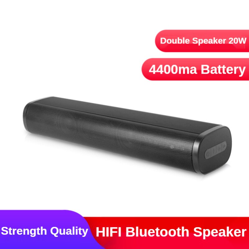 Draadloze Bluetooth Speaker 20W Soundbar Computer Luidsprekers Surround Stereo Subwoofer Voor Desktop Tv Thuisbioscoop Systeem Klankkast